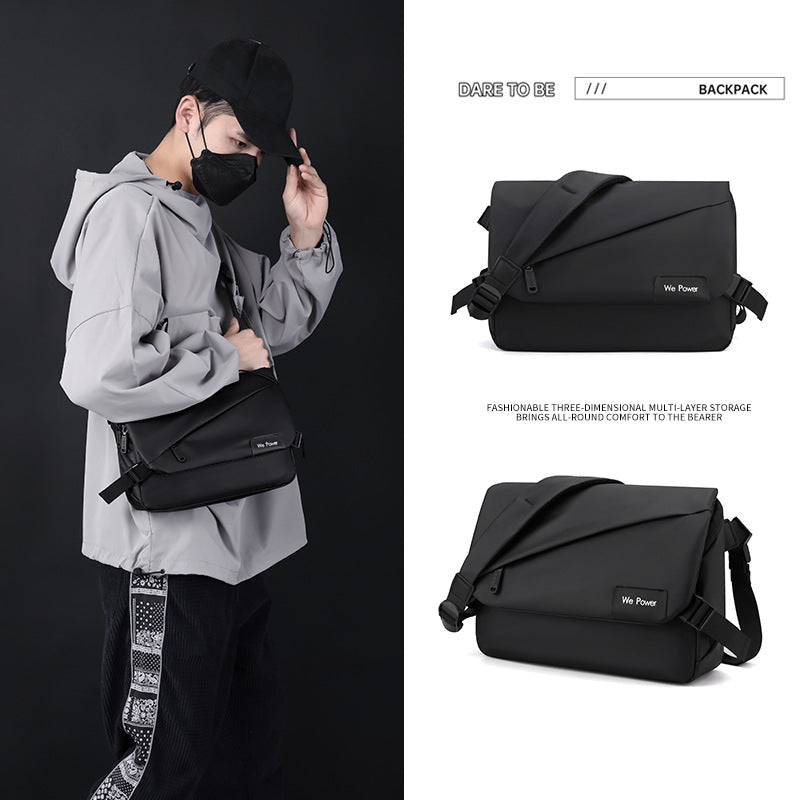 Sling Crossbody Chest Bag: Slim Anti-Theft Cross Body Bag Over Shoulder Backpack Stealth Side Pack Man Woman-2