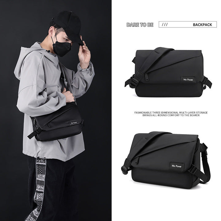 Sling Crossbody Chest Bag: Slim Anti-Theft Cross Body Bag Over Shoulder Backpack Stealth Side Pack Man Woman-2