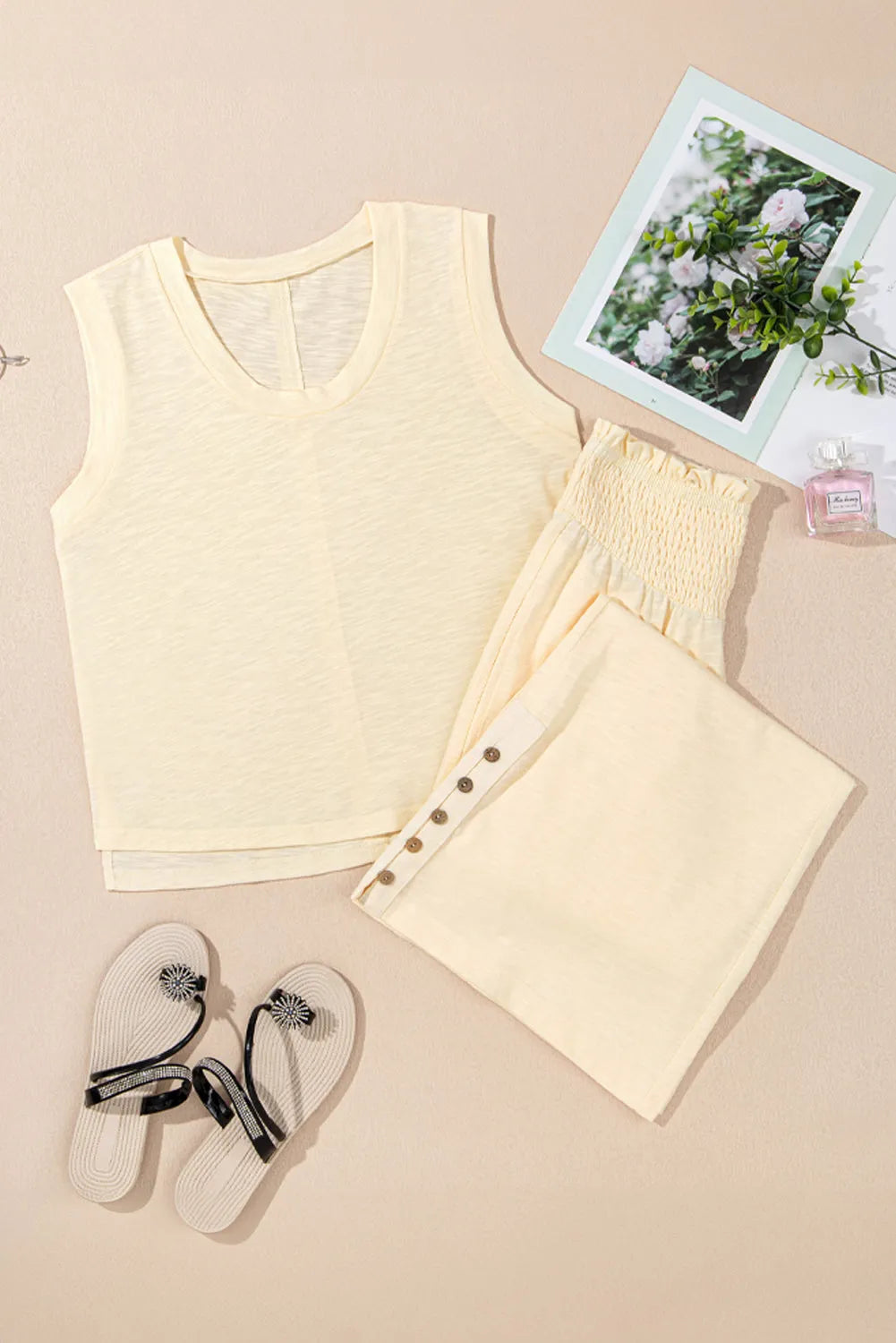 Breezy Chic Pants Set-3
