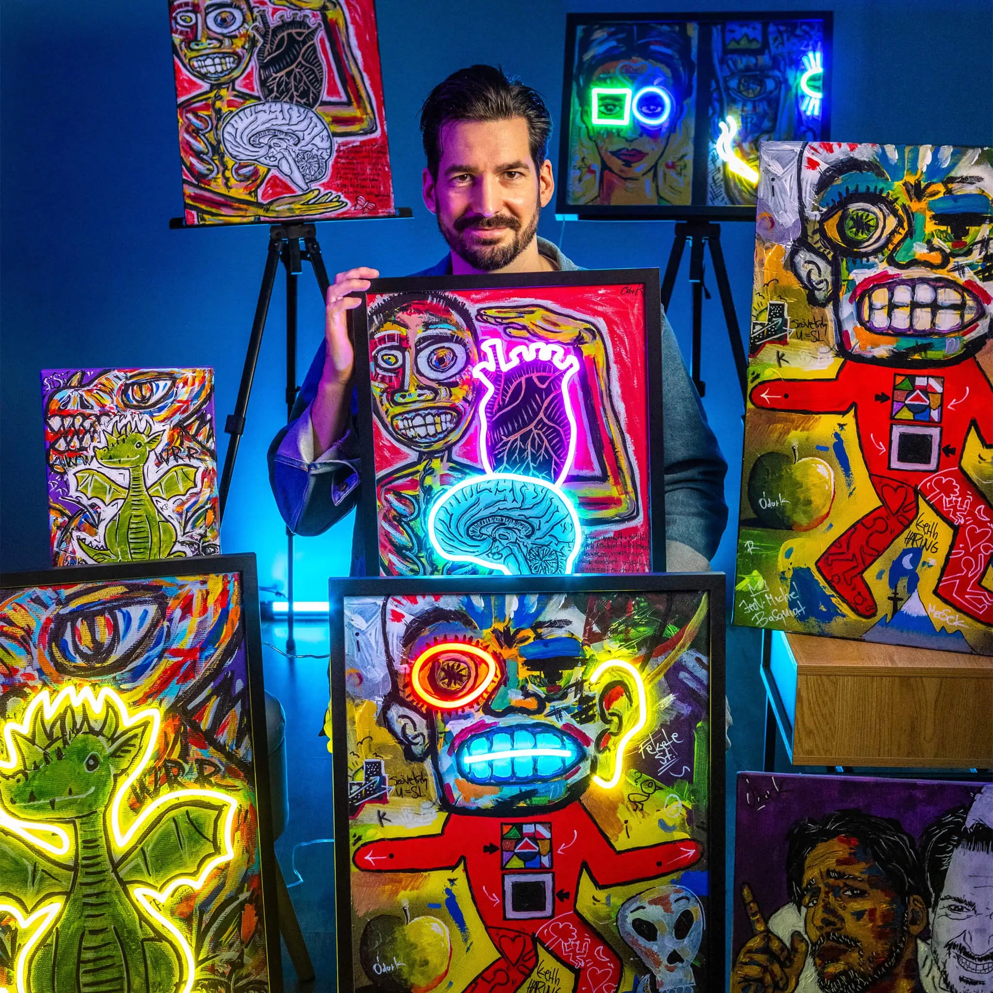 100EV x Ódor K. | Led Wall Art-3