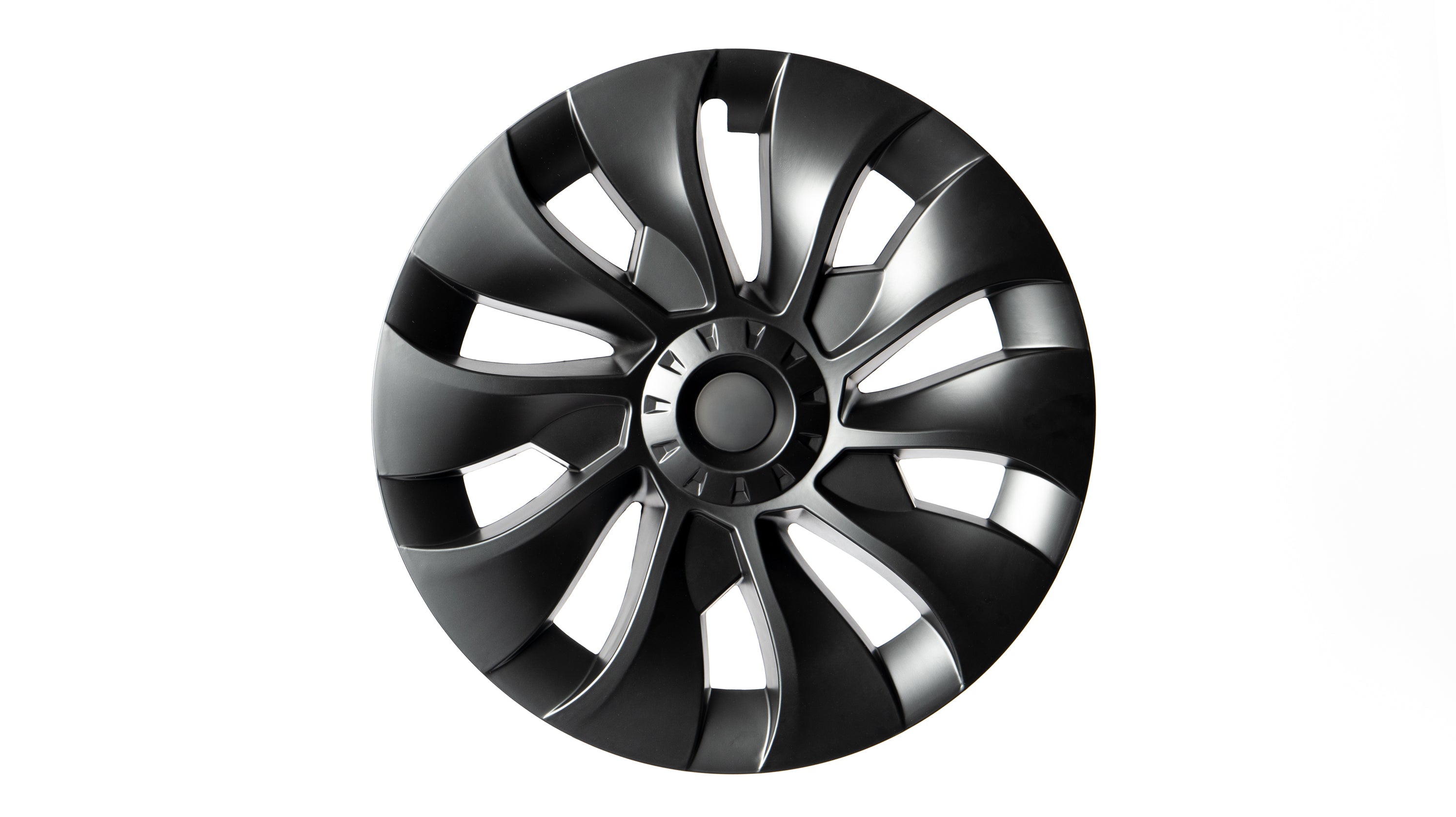 Performance hubcaps in turbine design for the Tesla Model 3-0