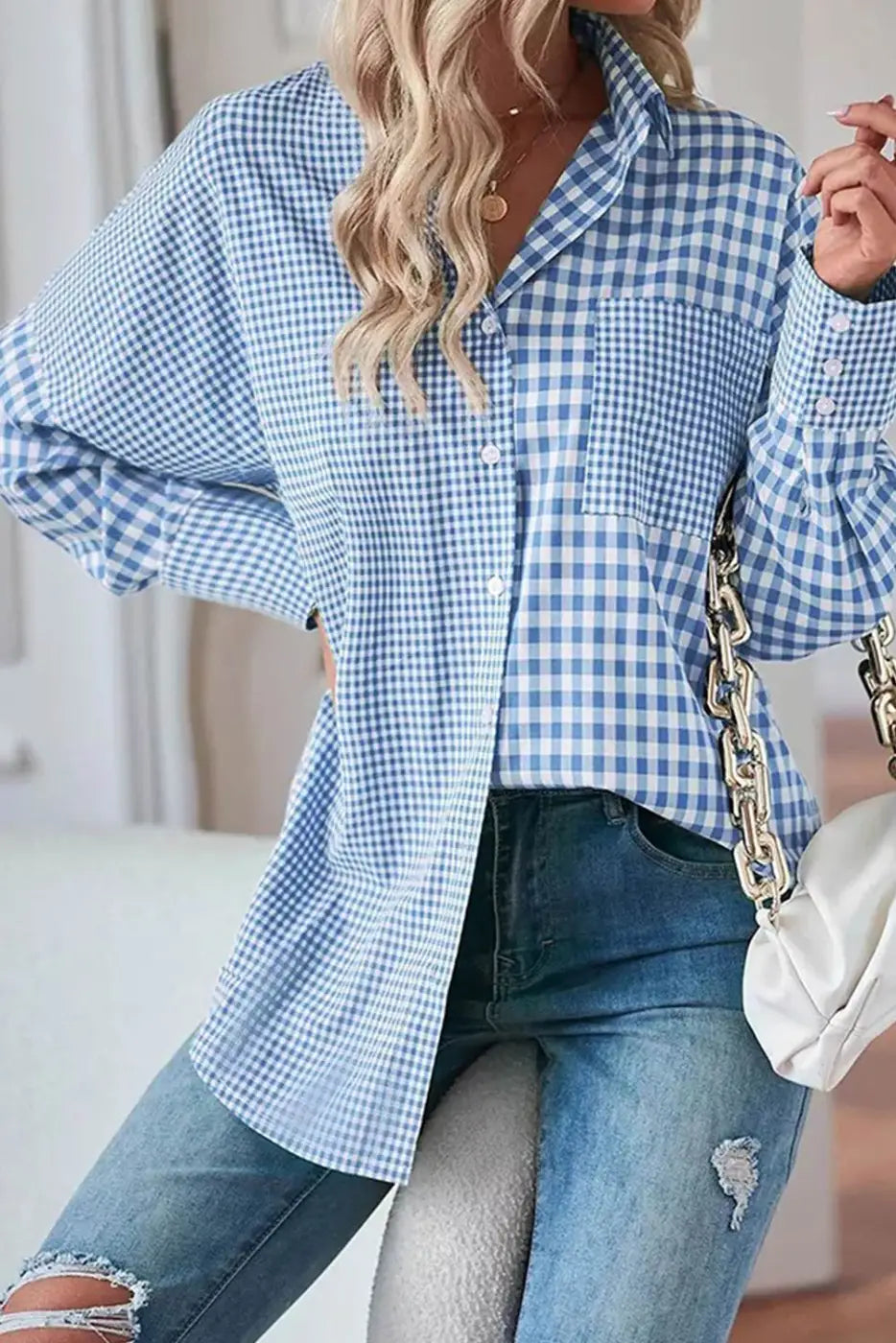 Urban Plaid Stripe Shirt-2