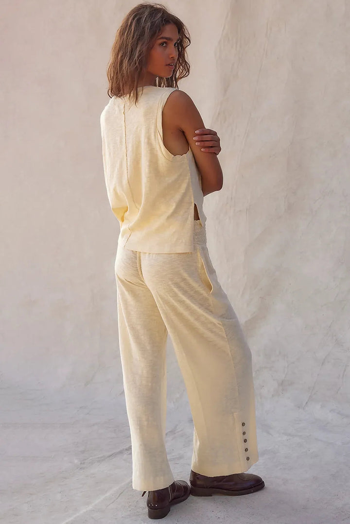Breezy Chic Pants Set-1