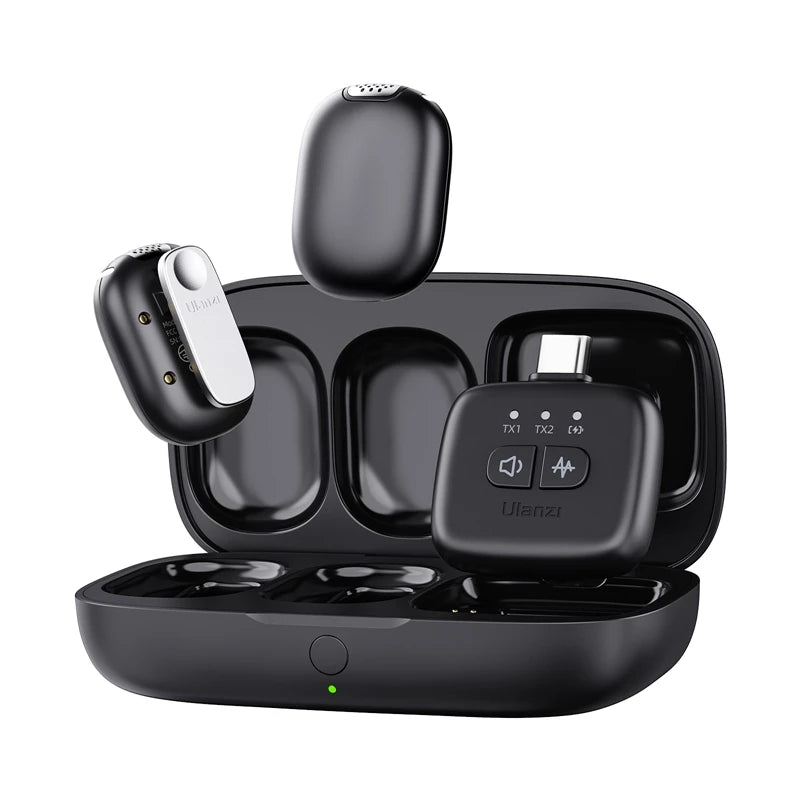 Ulanzi Wireless Lavalier Microphone A30  Android iPhone 16 15 14 DSLR Cameras