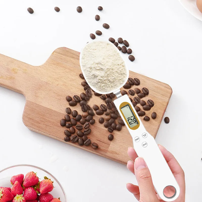 Weight Measuring Spoon LCD Digital Kitchen Scale 500g 0.1g
