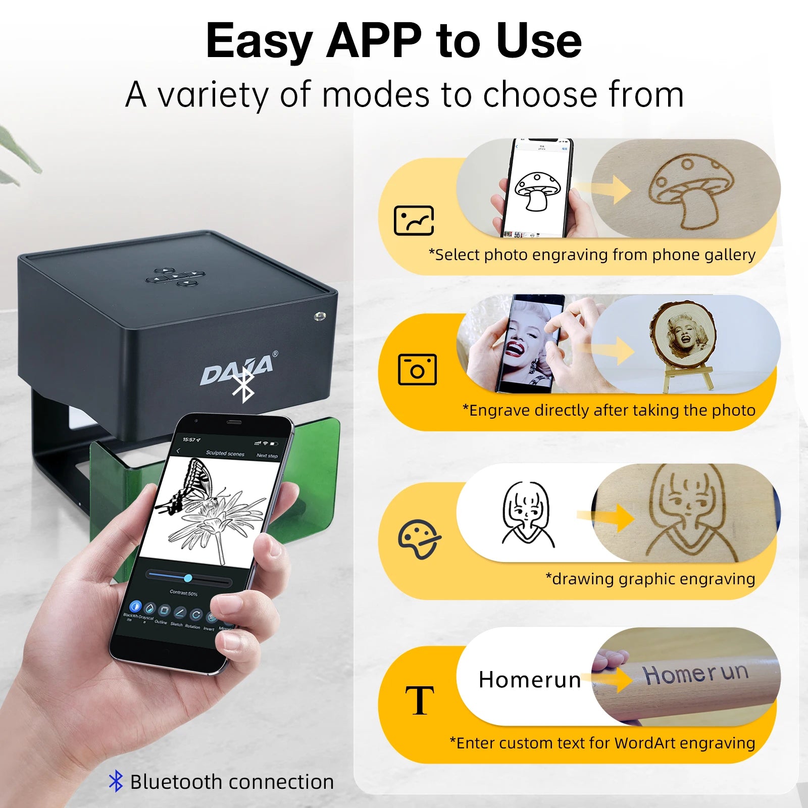 DAJA DJ6 Mini Portable Laser Engraver