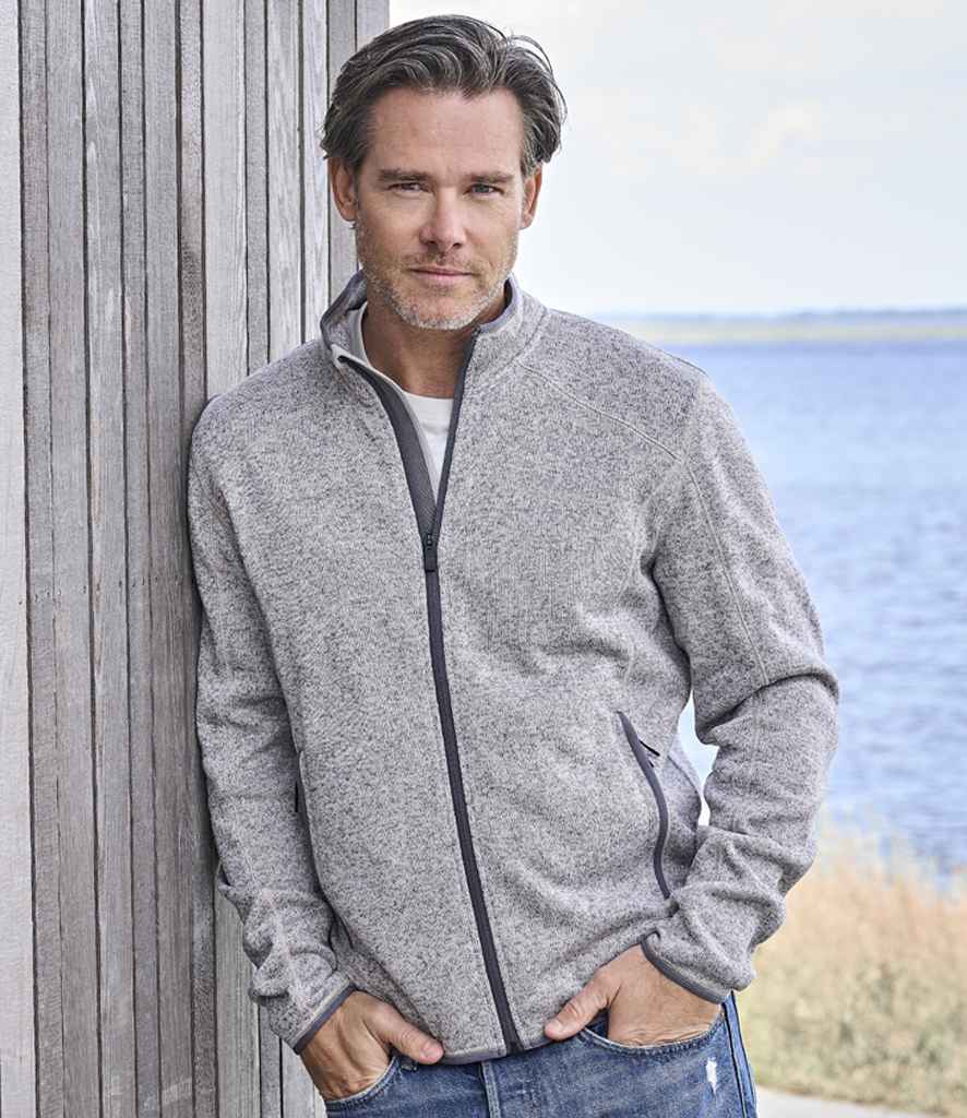 Tee Jays - Knitted Outdoor Fleece Jacket-0
