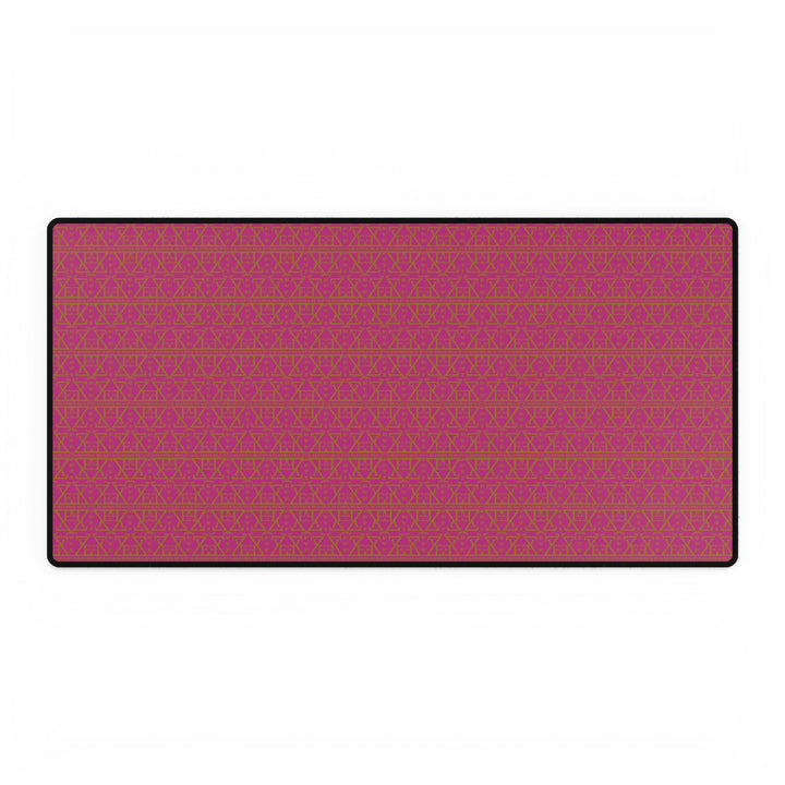 Arapakos&Evezeti Bright Pink Desk Mat-2