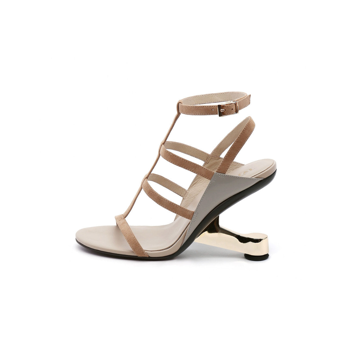 Heel-Less Strappy Gladiator Sandals-0