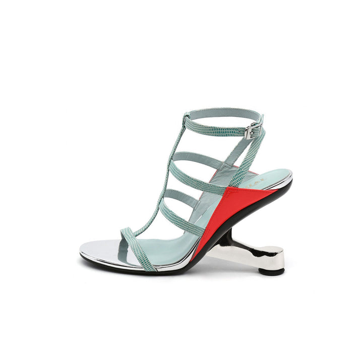 Heel-Less Strappy Gladiator Sandals-6