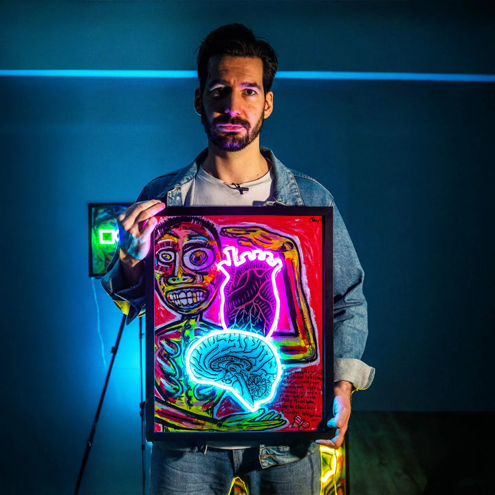 100EV x Ódor K. | Led Wall Art-1