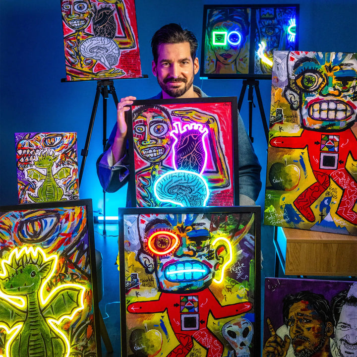 100EV x Ódor K. | Led Wall Art-3