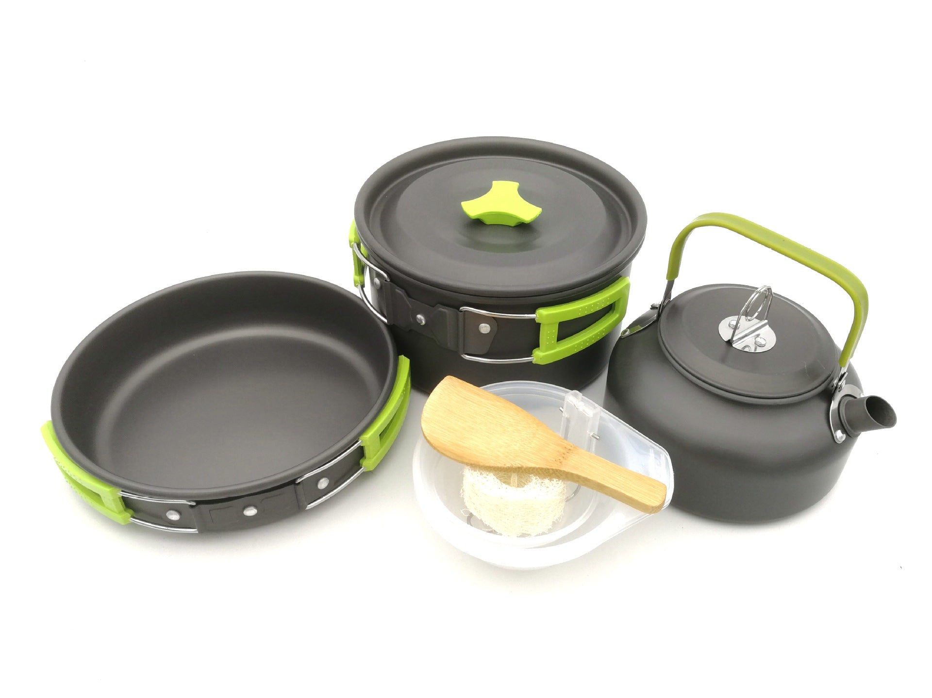 Ultra-light Aluminum Alloy Camping Cookware Utensils Outdoor Cooking Teapot-5