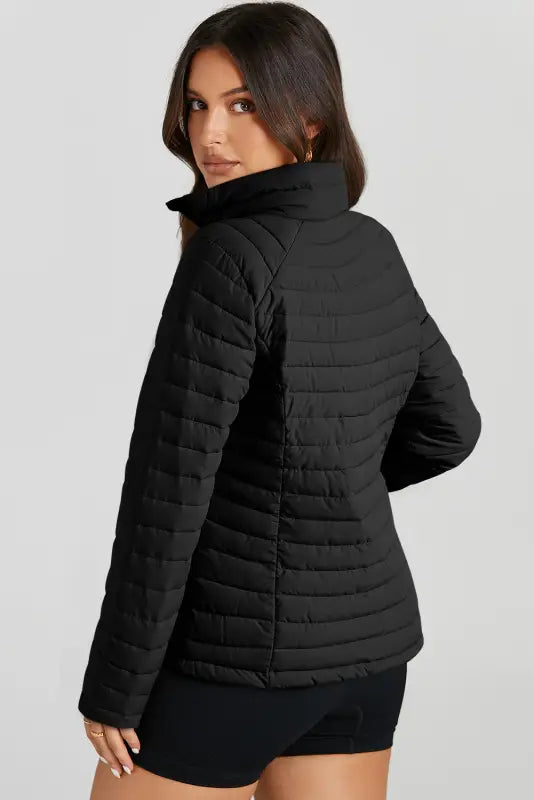 Quilted Sport Puffer Jacket-1