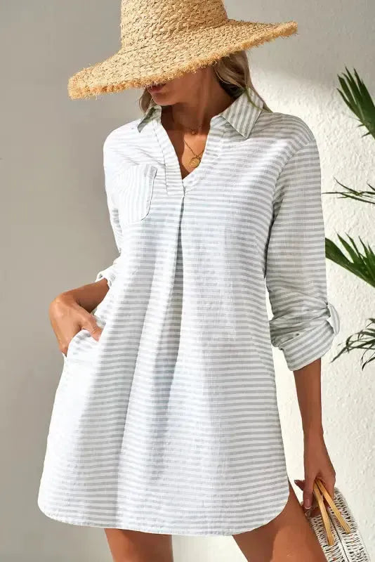 Seaside Stripes Cover Up-2