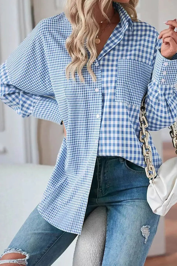 Urban Plaid Stripe Shirt-2