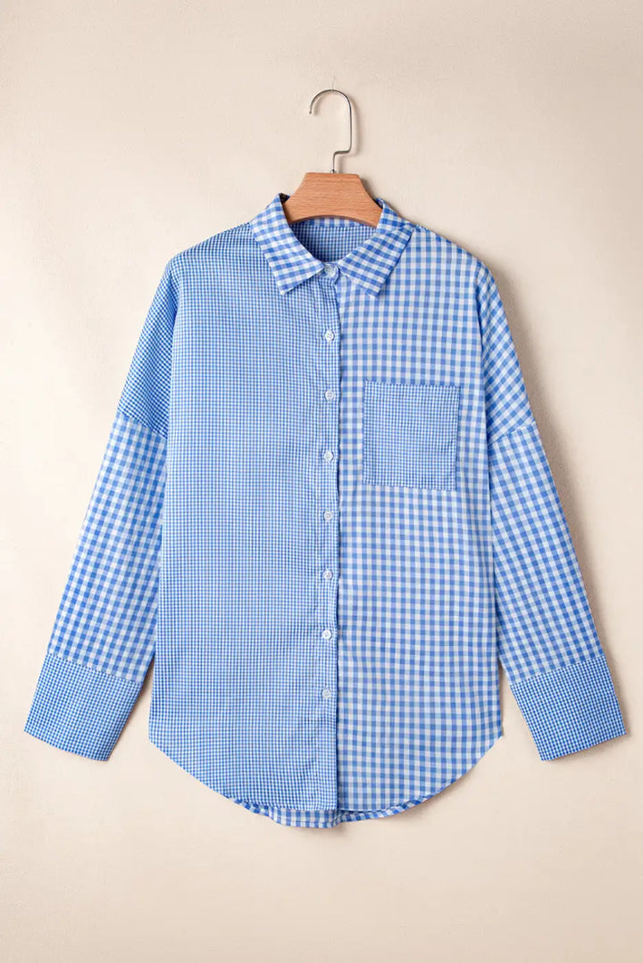 Urban Plaid Stripe Shirt-3